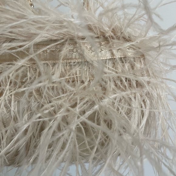 Ostrich Feather Clutch - Picture 4 of 6